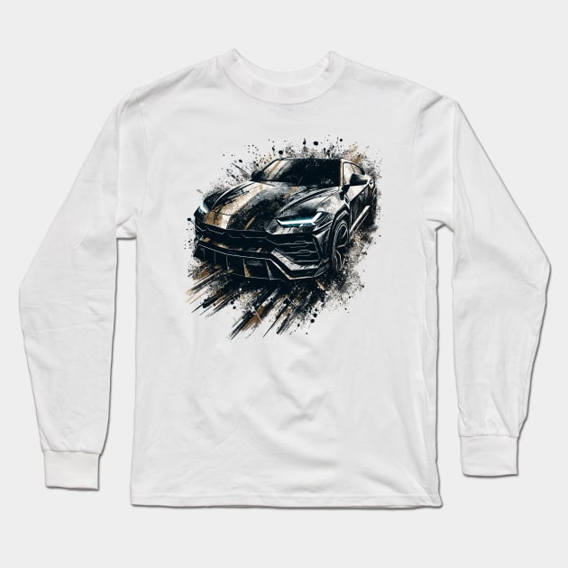 Lamborghini Urus Long Sleeve T-Shirt by Vehicles-Art